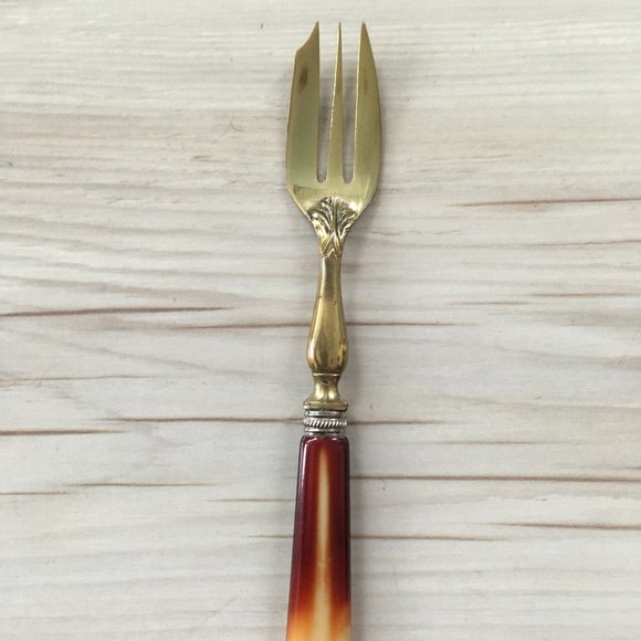 Vintage French Country Style Dessert Forks - Picture 2 of 3